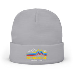 Kissing Bridge Racing Team | Retro Mountain Stripe '26 — Knit Beanie
