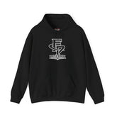 FCP Adult Baseball Hoodie: Black Logo Alt