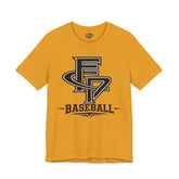 FCP Adult Baseball Tee: Black Logo
