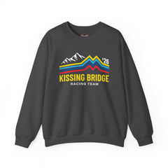 Kissing Bridge Racing Team | Retro Mountain Stripe '26 — Adult Sweatshirt