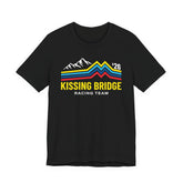 Kissing Bridge Racing Team Retro Mountain Stripes '26 – Adult Tee