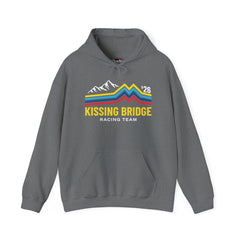 Kissing Bridge Racing Team | Retro Mountain Stripe '26 – Adult Hoodie