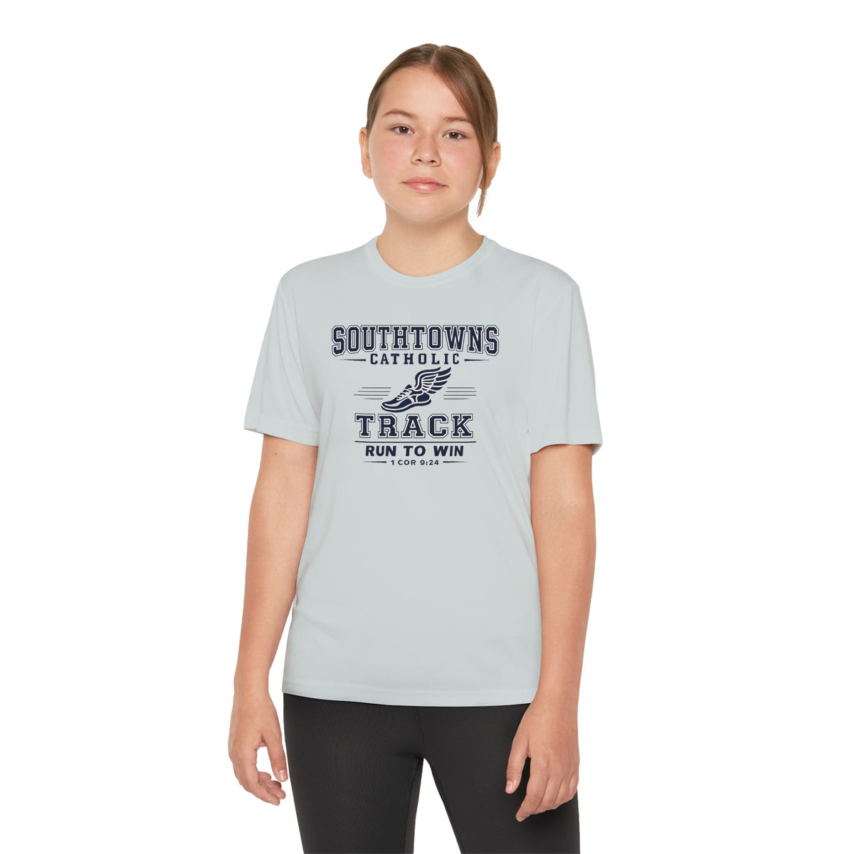 SCS Track "Run to Win" Performance Tee (Kids)