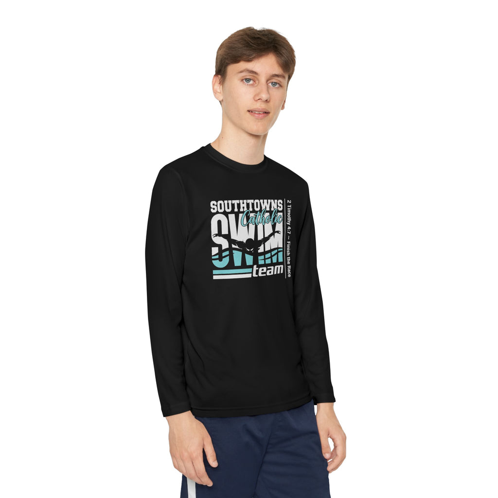 Southtown Catholic Swim Team Long Sleeve Tee (Youth)
