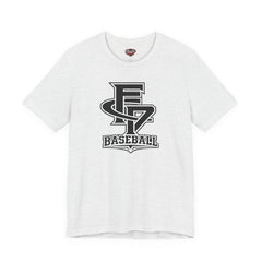 FCP Adult Baseball Tee: Black Logo Alt