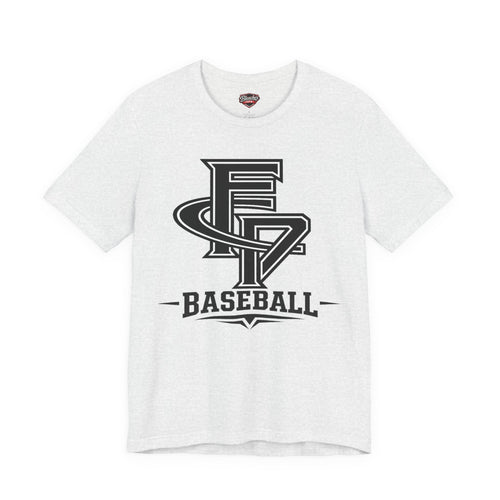 FCP Adult Baseball Tee: Black Logo