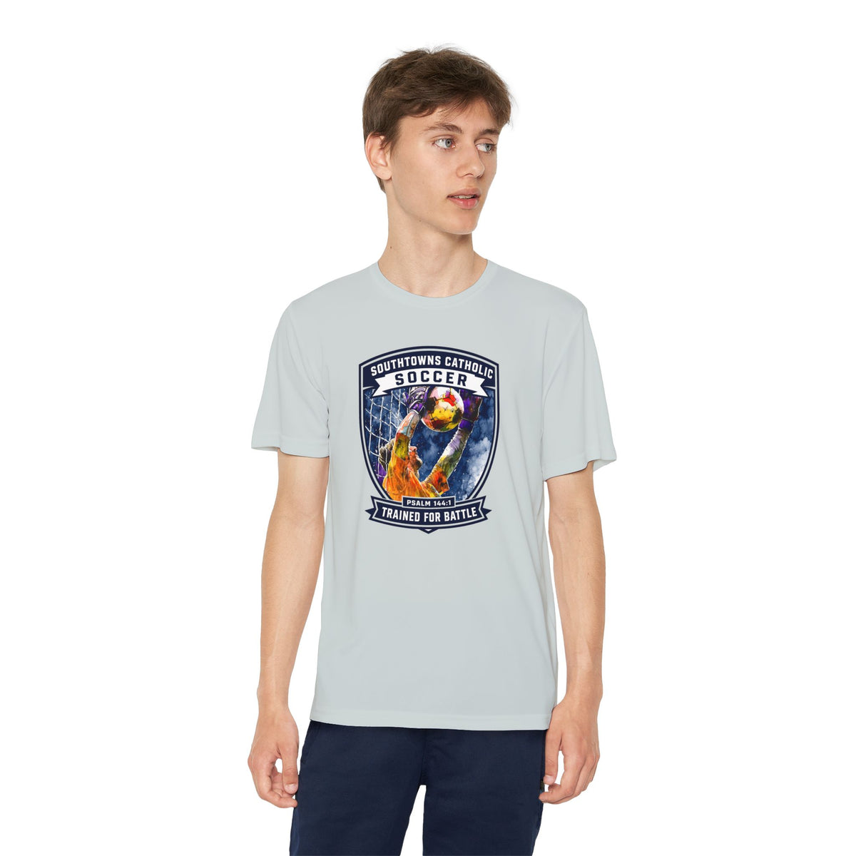SCS Soccer 'Trained for Battle' T-Shirt (Kids)