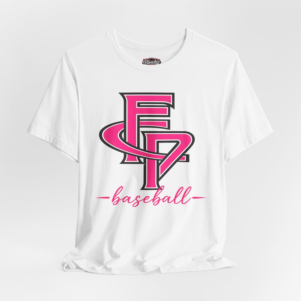 FCP Adult Baseball Tee: Pink Competitor
