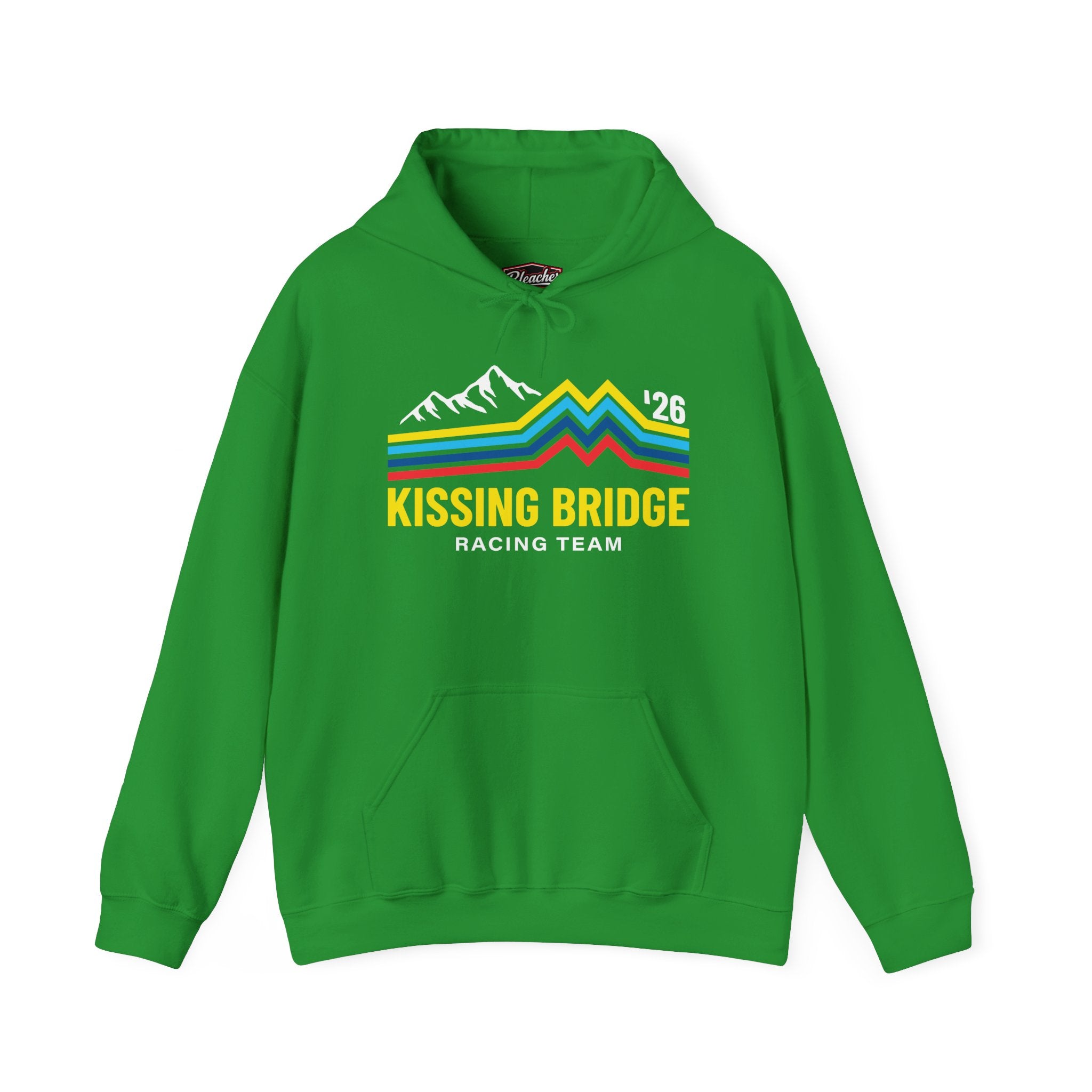 Kissing Bridge Racing Team | Retro Mountain Stripe '26 – Adult Hoodie