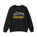 Kissing Bridge Racing Team | Retro Mountain Stripe '26 — Adult Sweatshirt