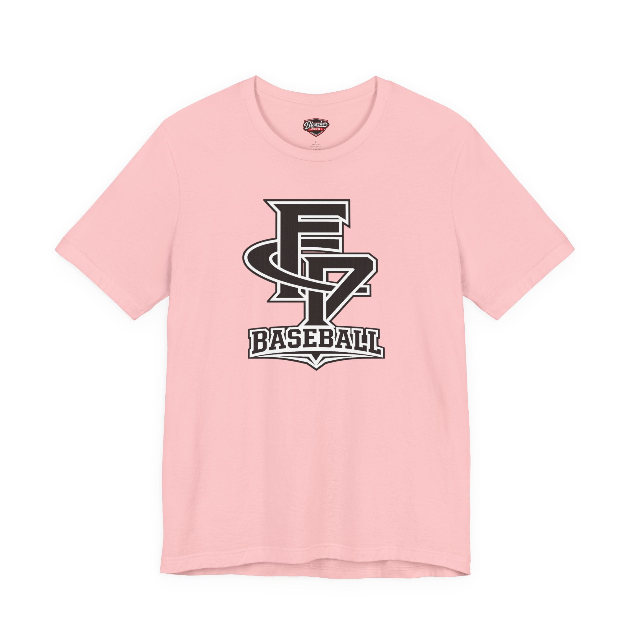 FCP Adult Baseball Tee: Black Logo Alt