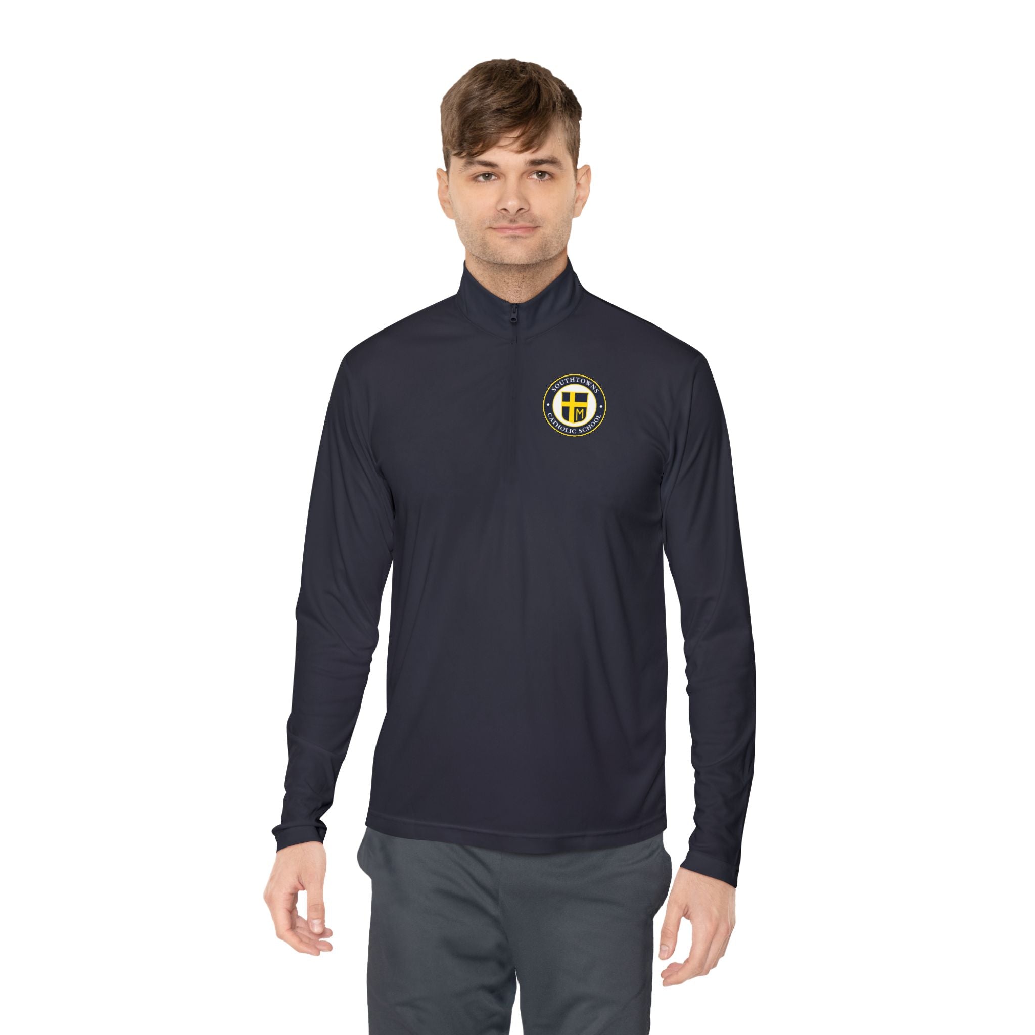 Southtowns Catholic Crest Quarter-Zip Pullover (Adult)