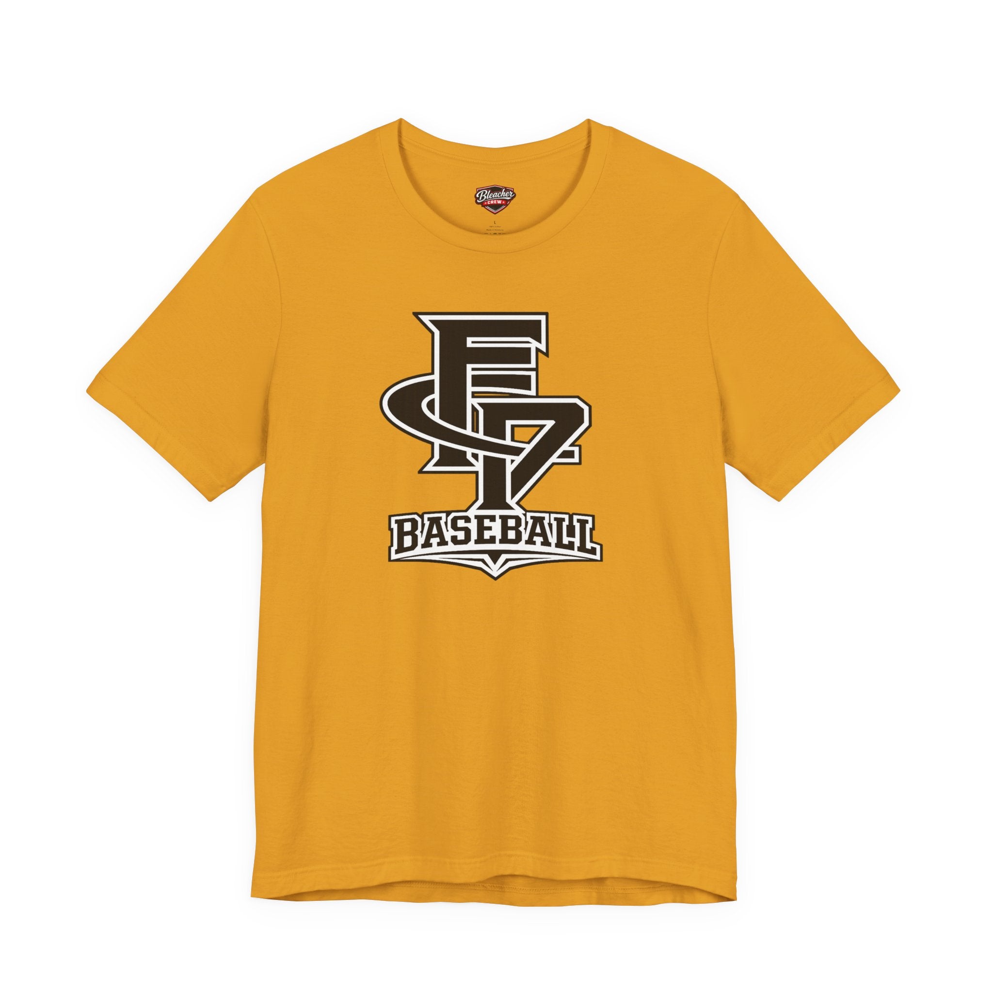 FCP Adult Baseball Tee: Black Logo Alt
