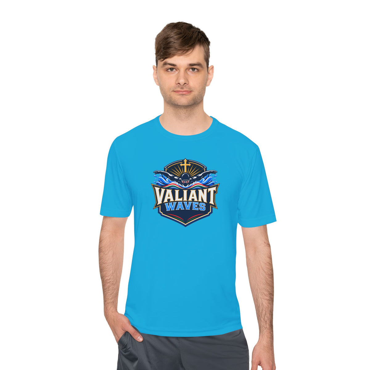 Valiant Waves Performance Tee (Adult)