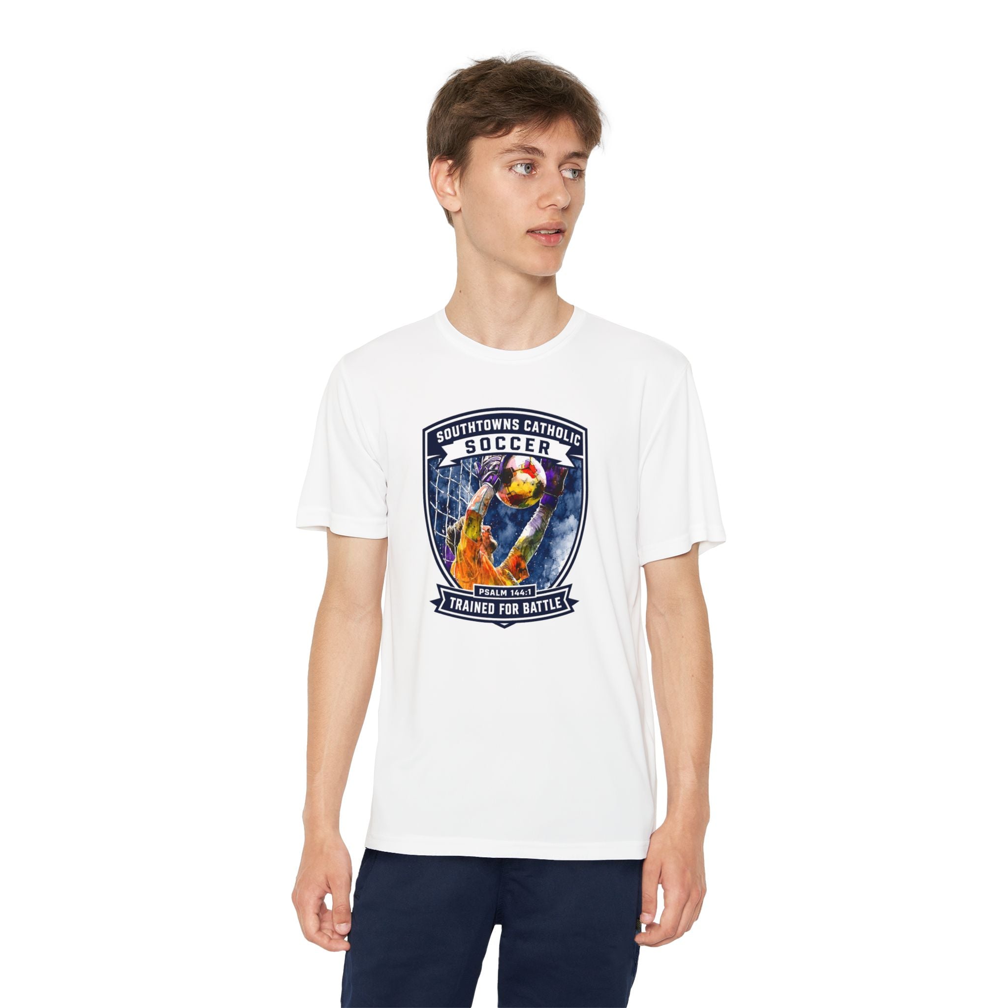 SCS Soccer 'Trained for Battle' T-Shirt (Kids)