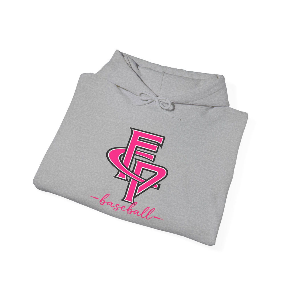 FCP Adult Baseball Hoodie: Pink Pullover
