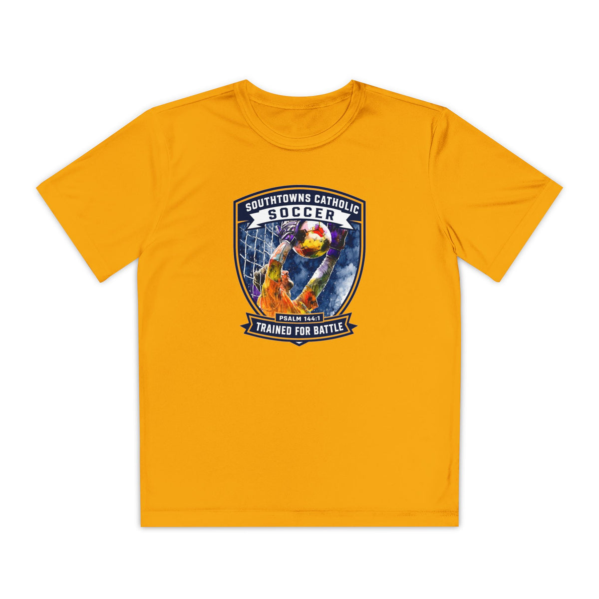SCS Soccer 'Trained for Battle' T-Shirt (Kids)