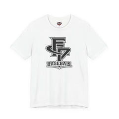 FCP Adult Baseball Tee: Black Logo Alt