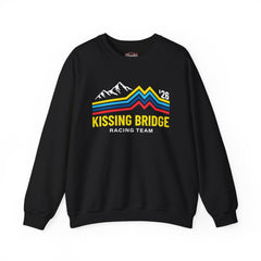 Kissing Bridge Racing Team | Retro Mountain Stripe '26 — Adult Sweatshirt