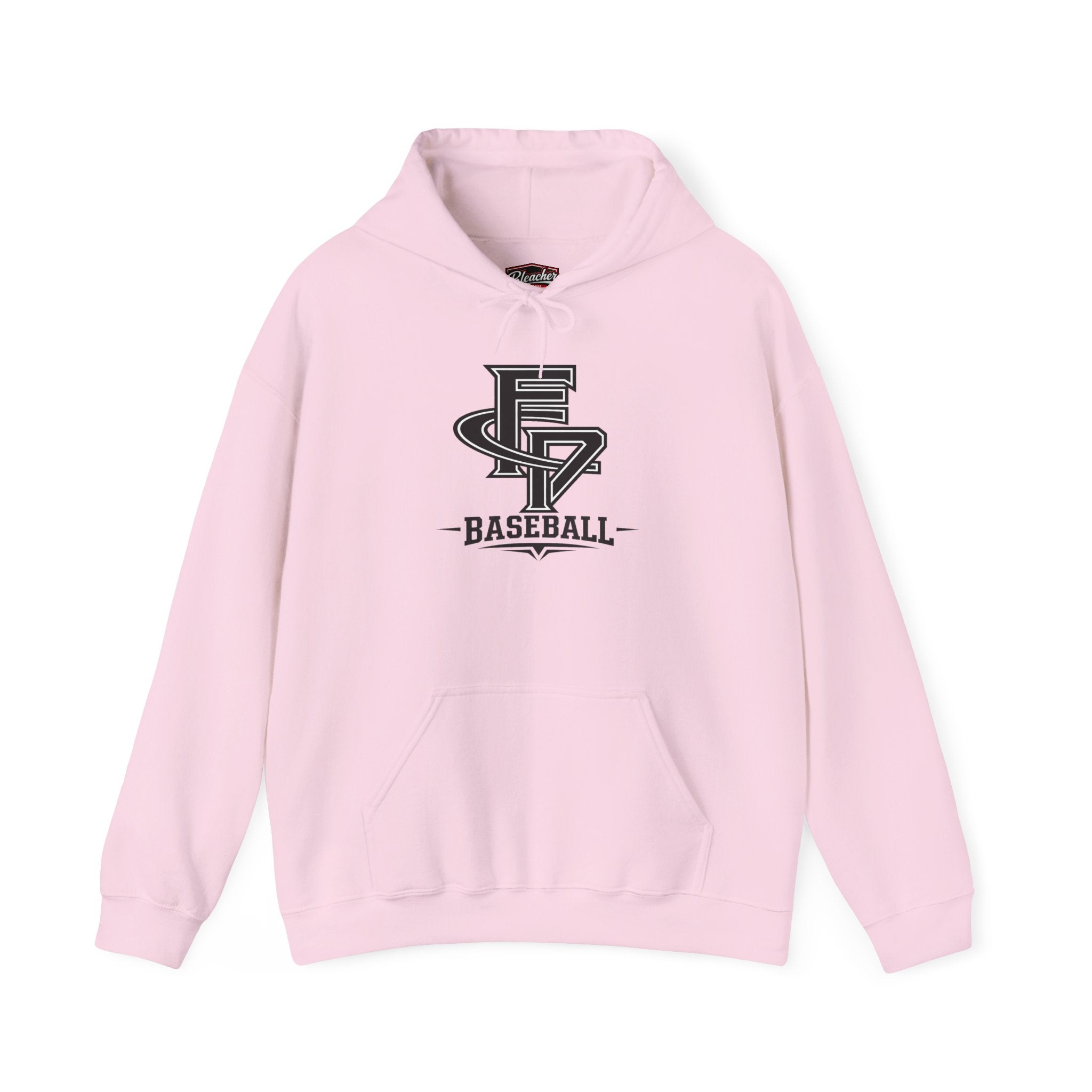 FCP Adult Baseball Hoodie: Black Logo