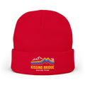 Kissing Bridge Racing Team | Retro Mountain Stripe '26 — Knit Beanie