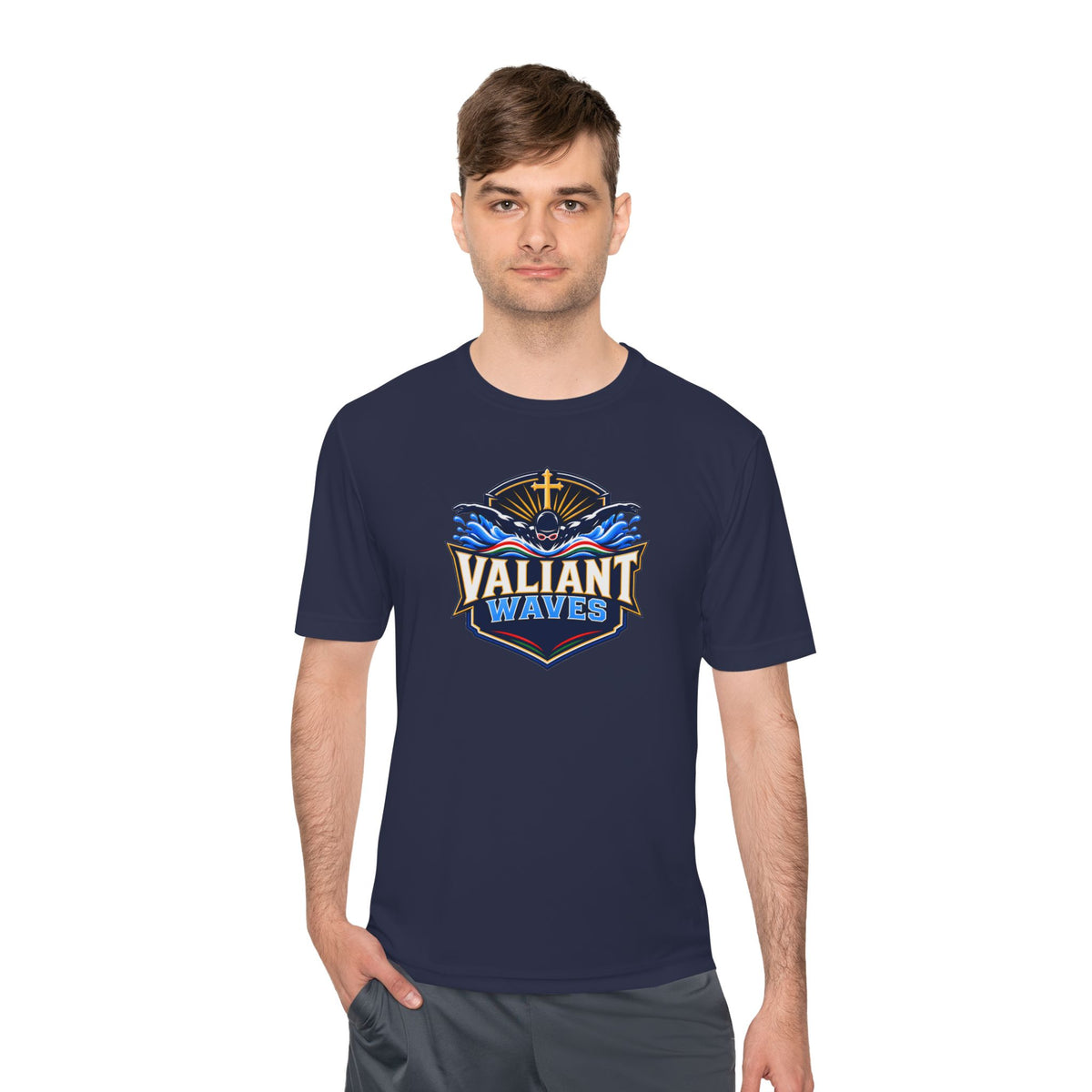Valiant Waves Performance Tee (Adult)
