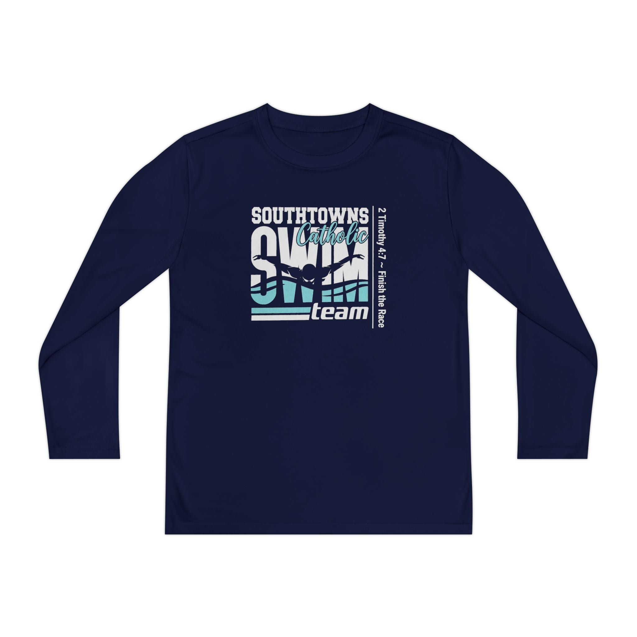 Southtown Catholic Swim Team Long Sleeve Tee (Youth)