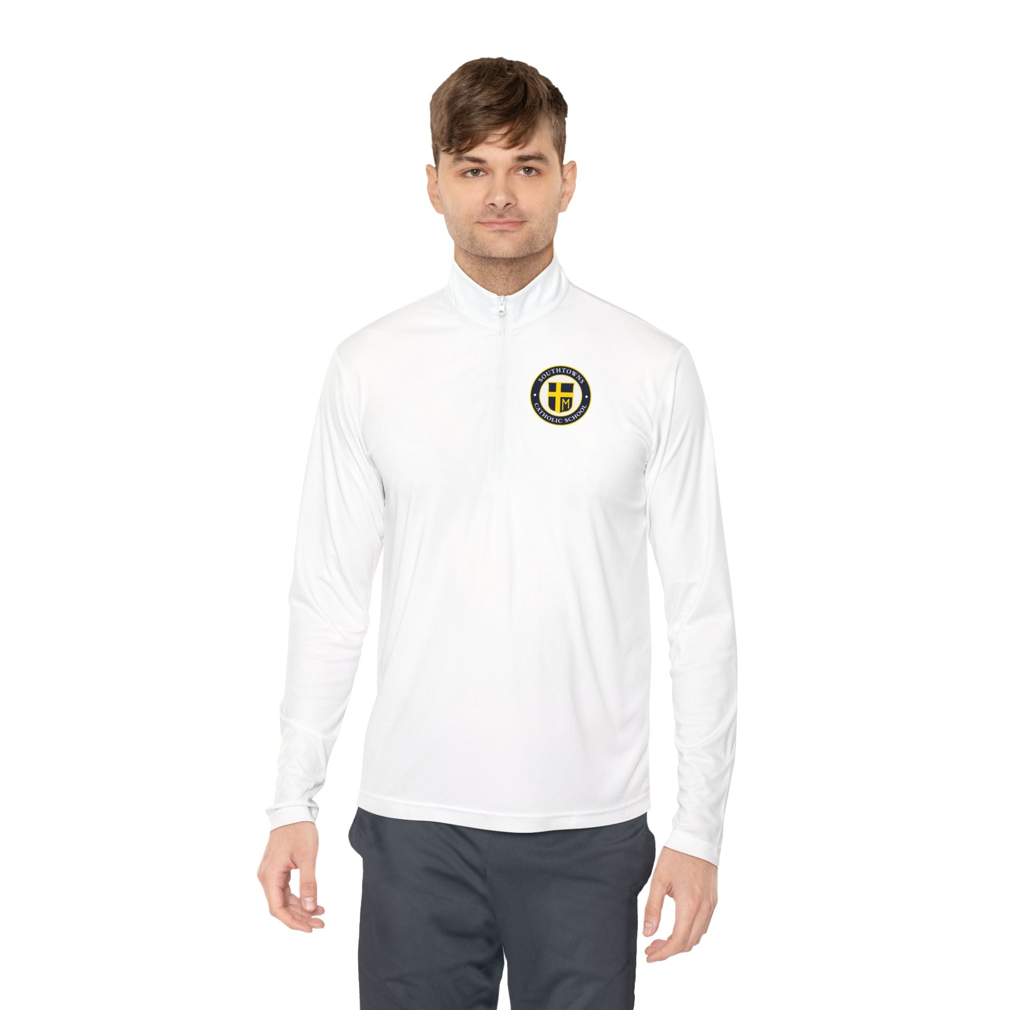 Southtowns Catholic Crest Quarter-Zip Pullover (Adult)