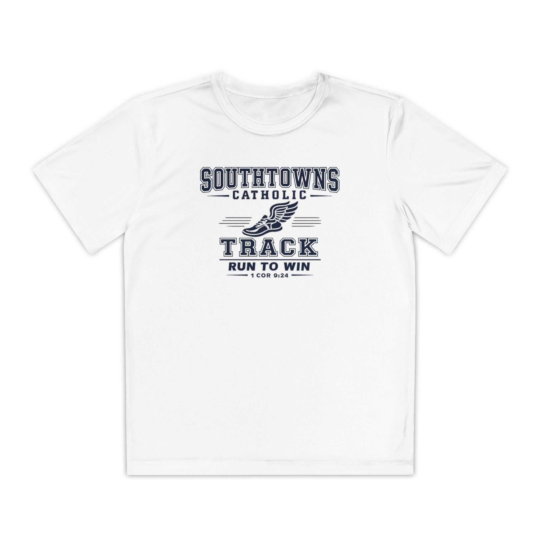SCS Track "Run to Win" Performance Tee (Kids)