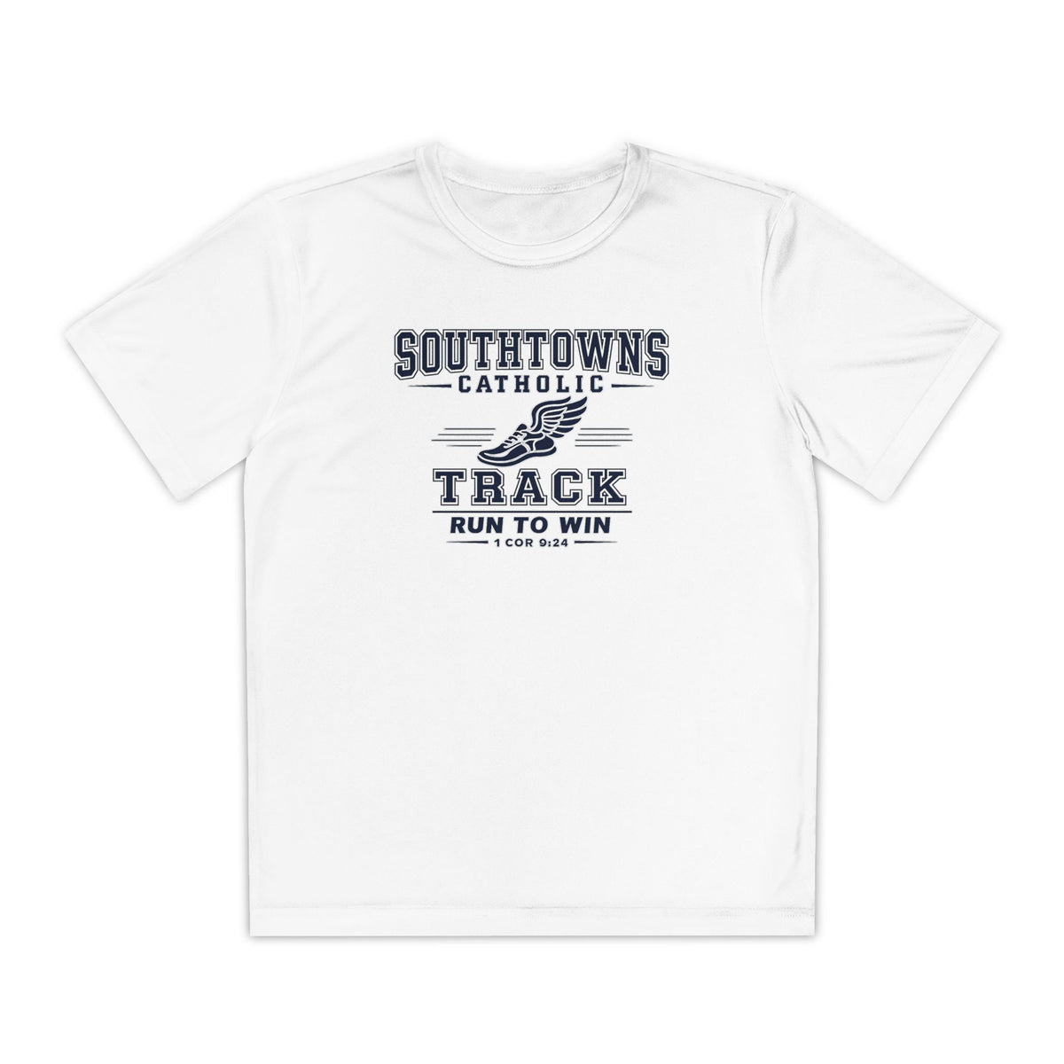 SCS Track "Run to Win" Performance Tee (Kids)