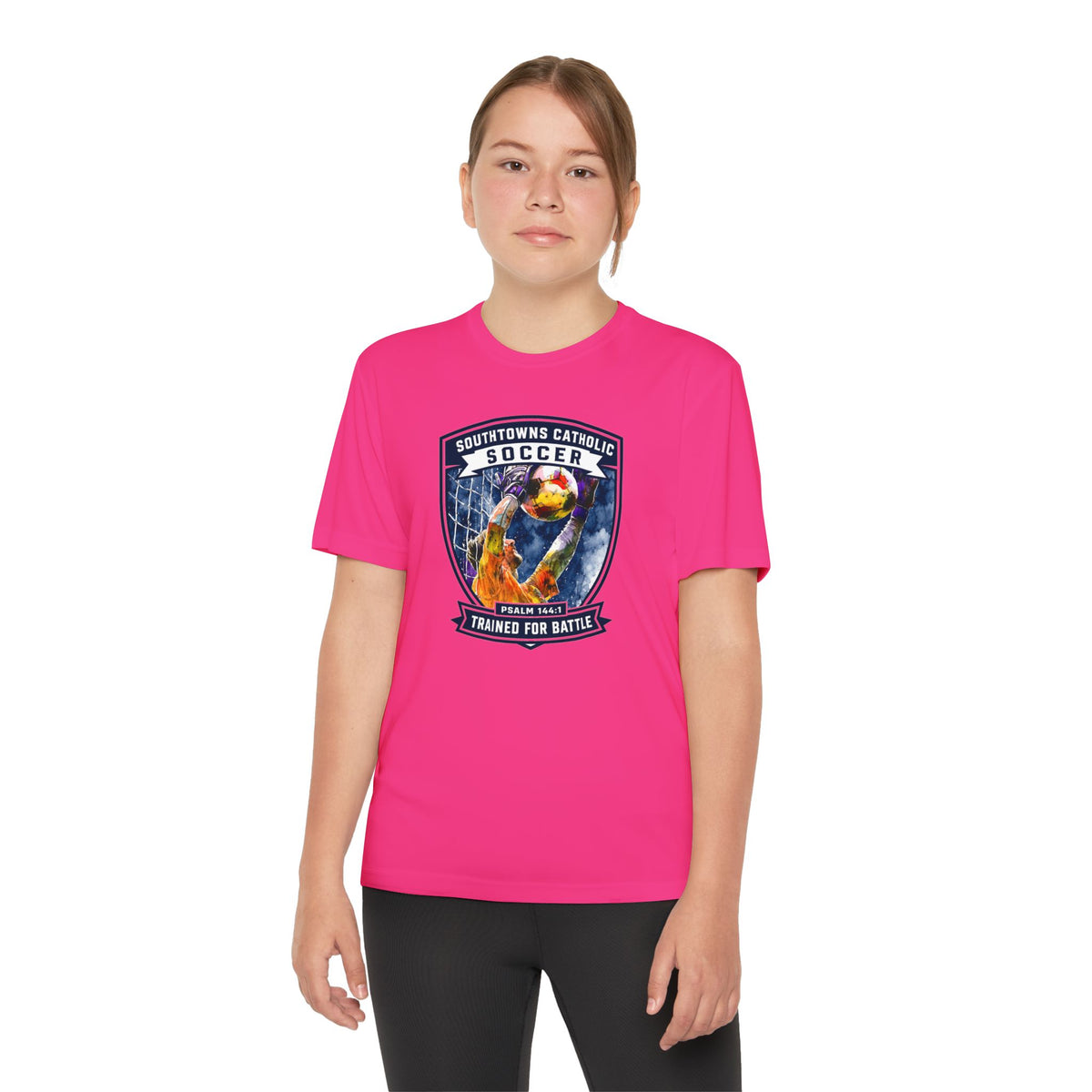 SCS Soccer 'Trained for Battle' T-Shirt (Kids)