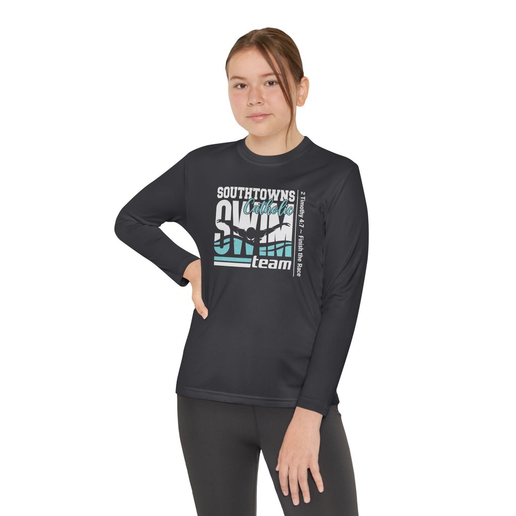 Southtown Catholic Swim Team Long Sleeve Tee (Youth)