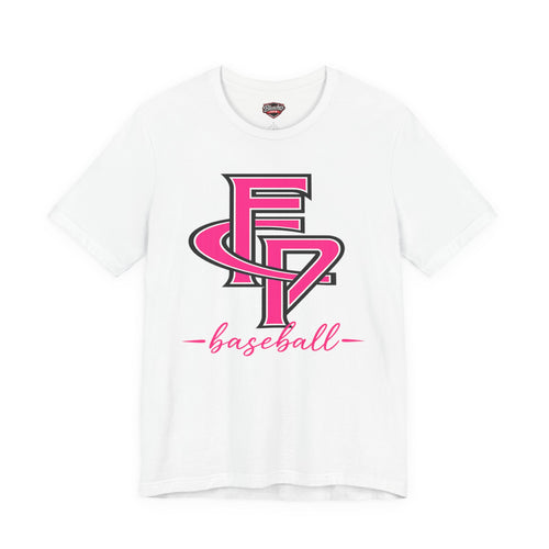 FCP Adult Baseball Tee: Pink Competitor