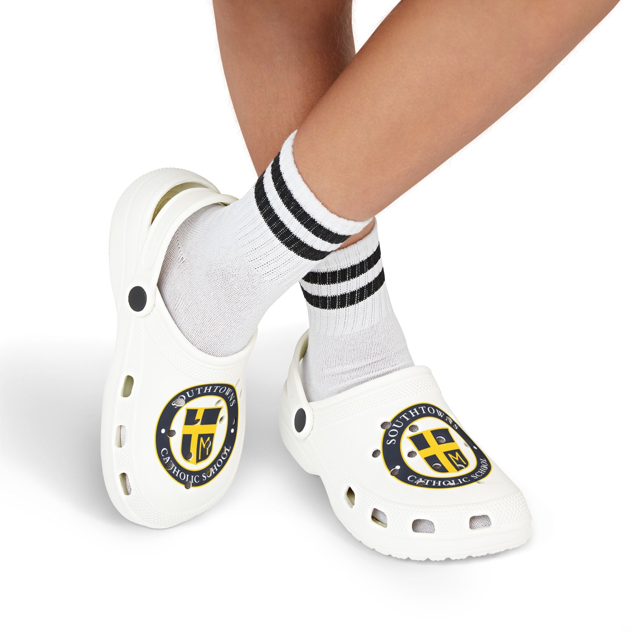Southtowns Catholic Kids Foam Clogs with Crest Logo