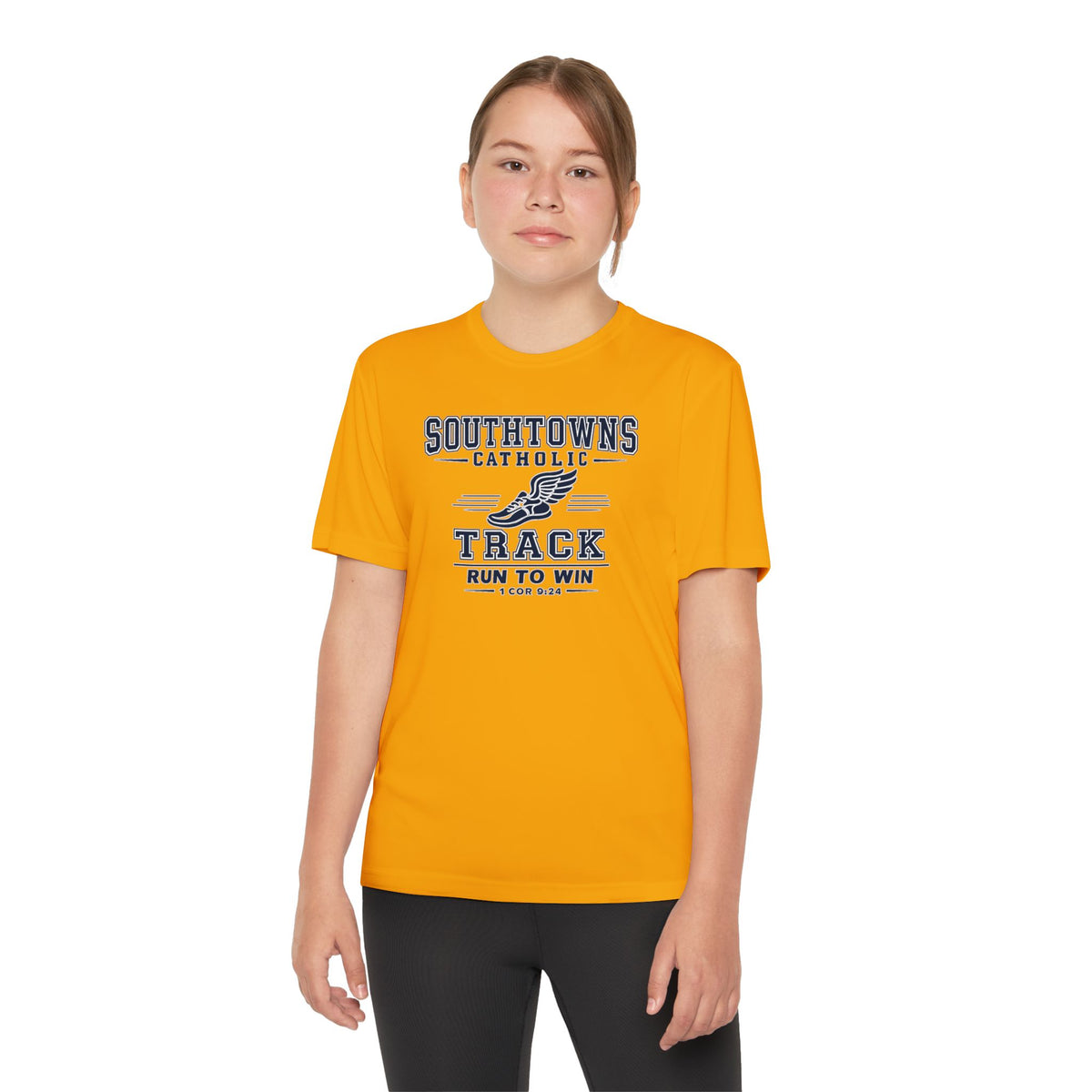 SCS Track "Run to Win" Performance Tee (Kids)