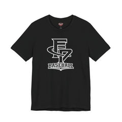 FCP Adult Baseball Tee: Black Logo Alt