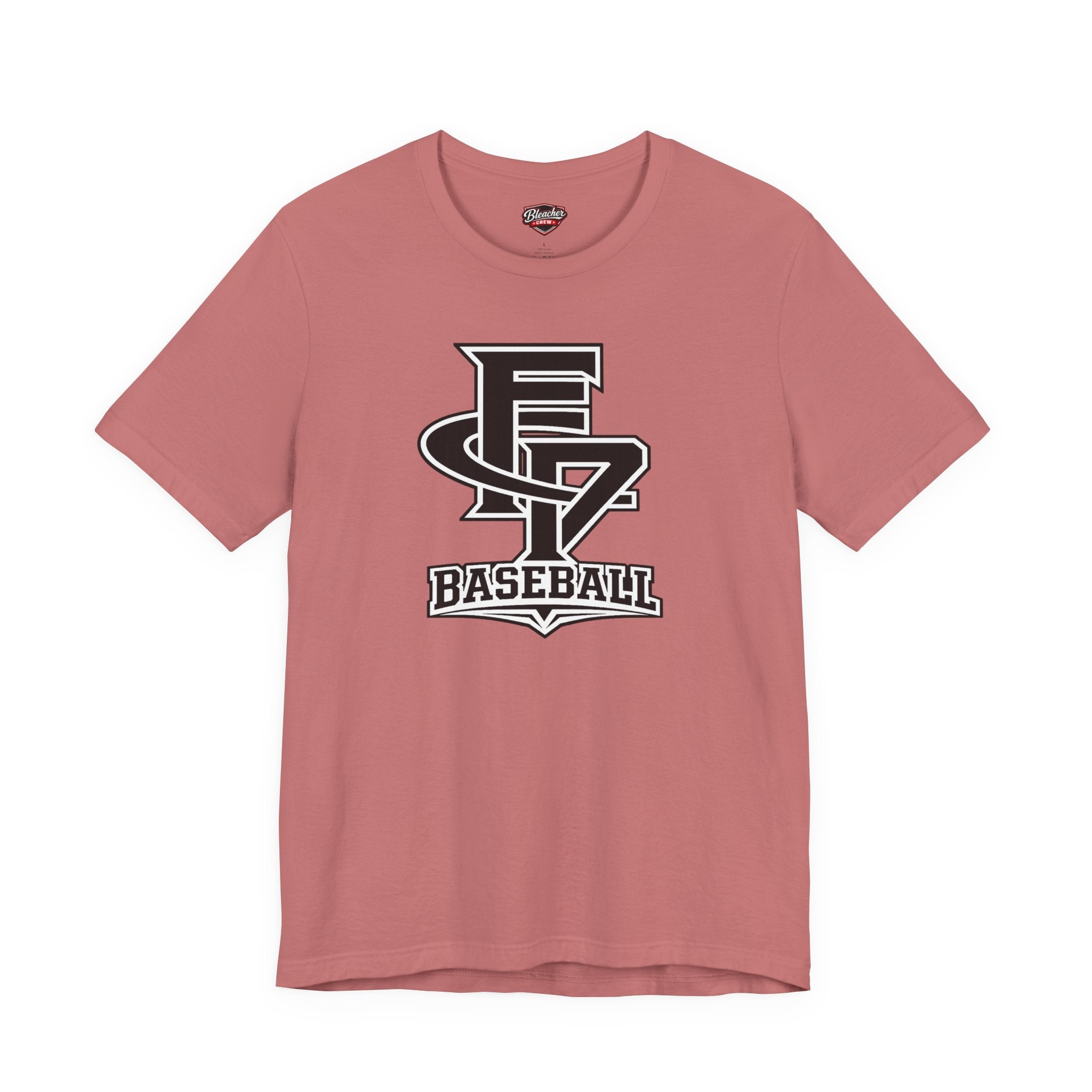FCP Adult Baseball Tee: Black Logo Alt