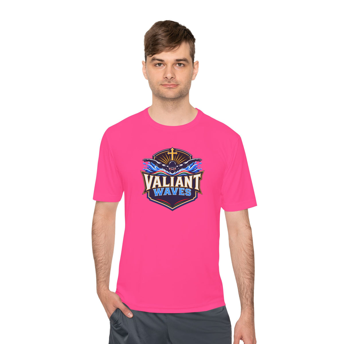 Valiant Waves Performance Tee (Adult)