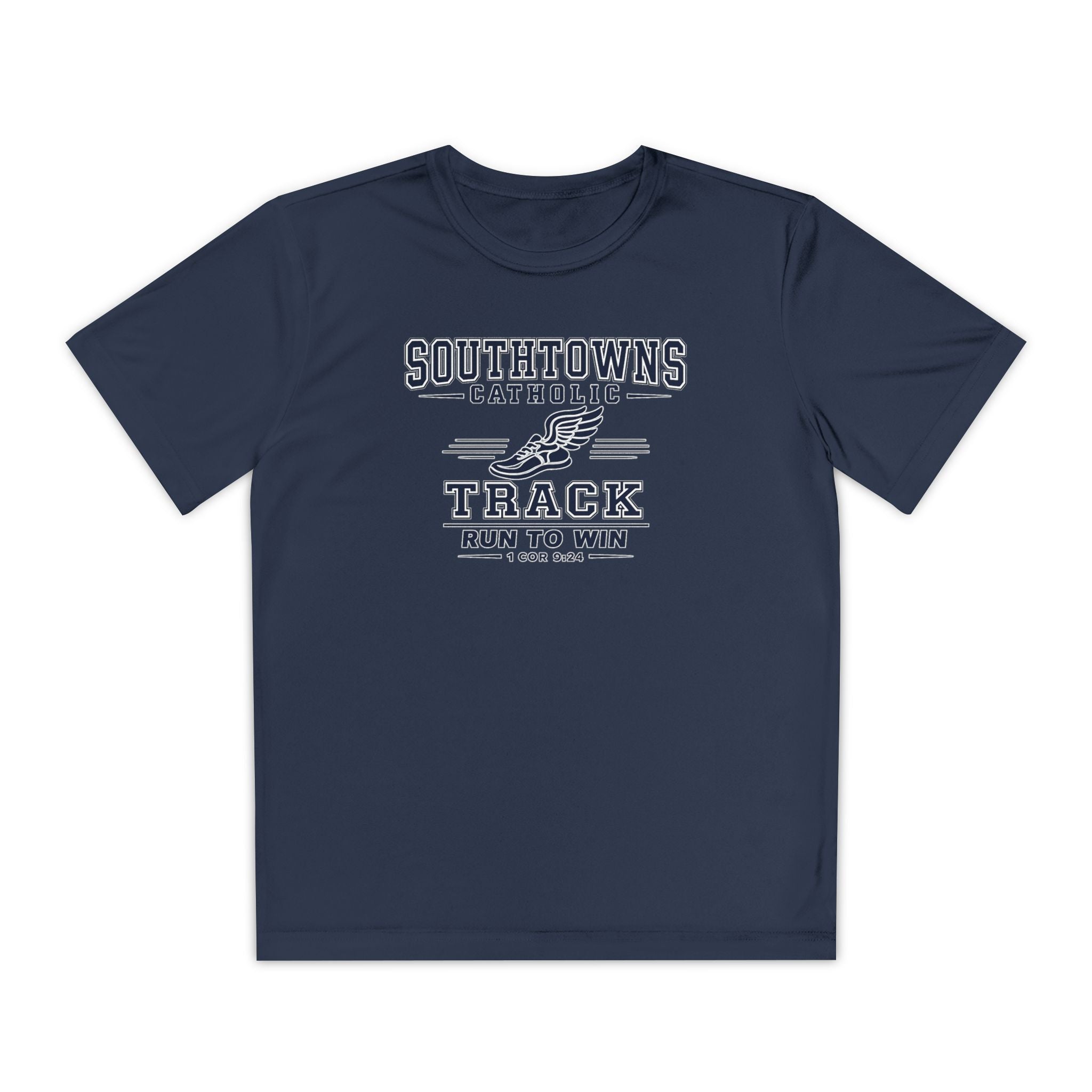 SCS Track "Run to Win" Performance Tee (Kids)