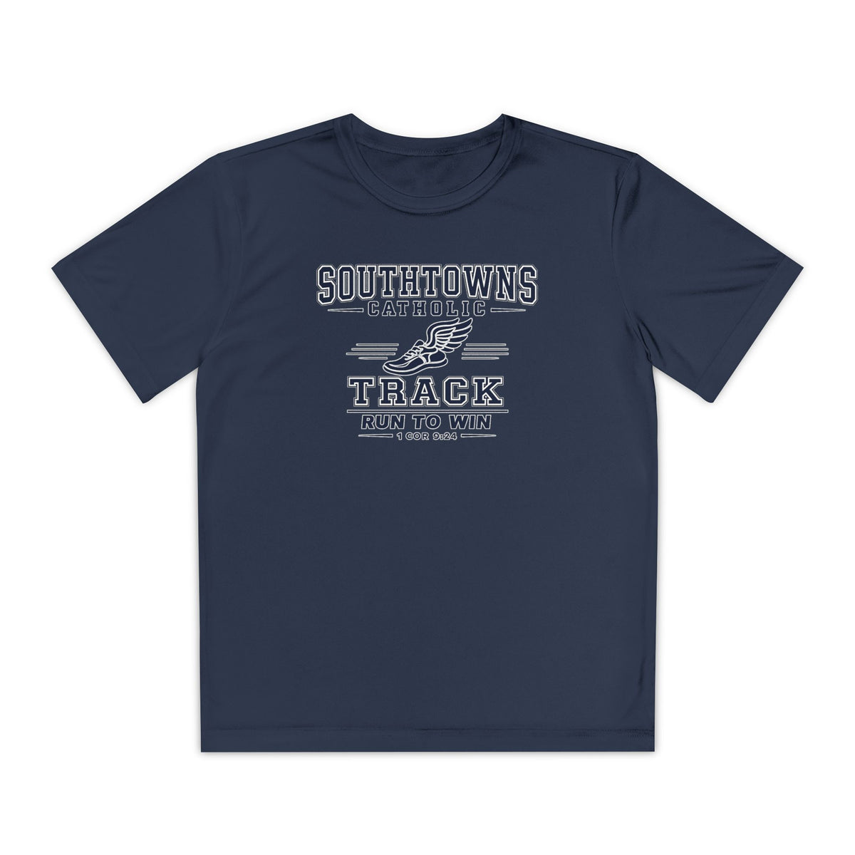 SCS Track "Run to Win" Performance Tee (Kids)