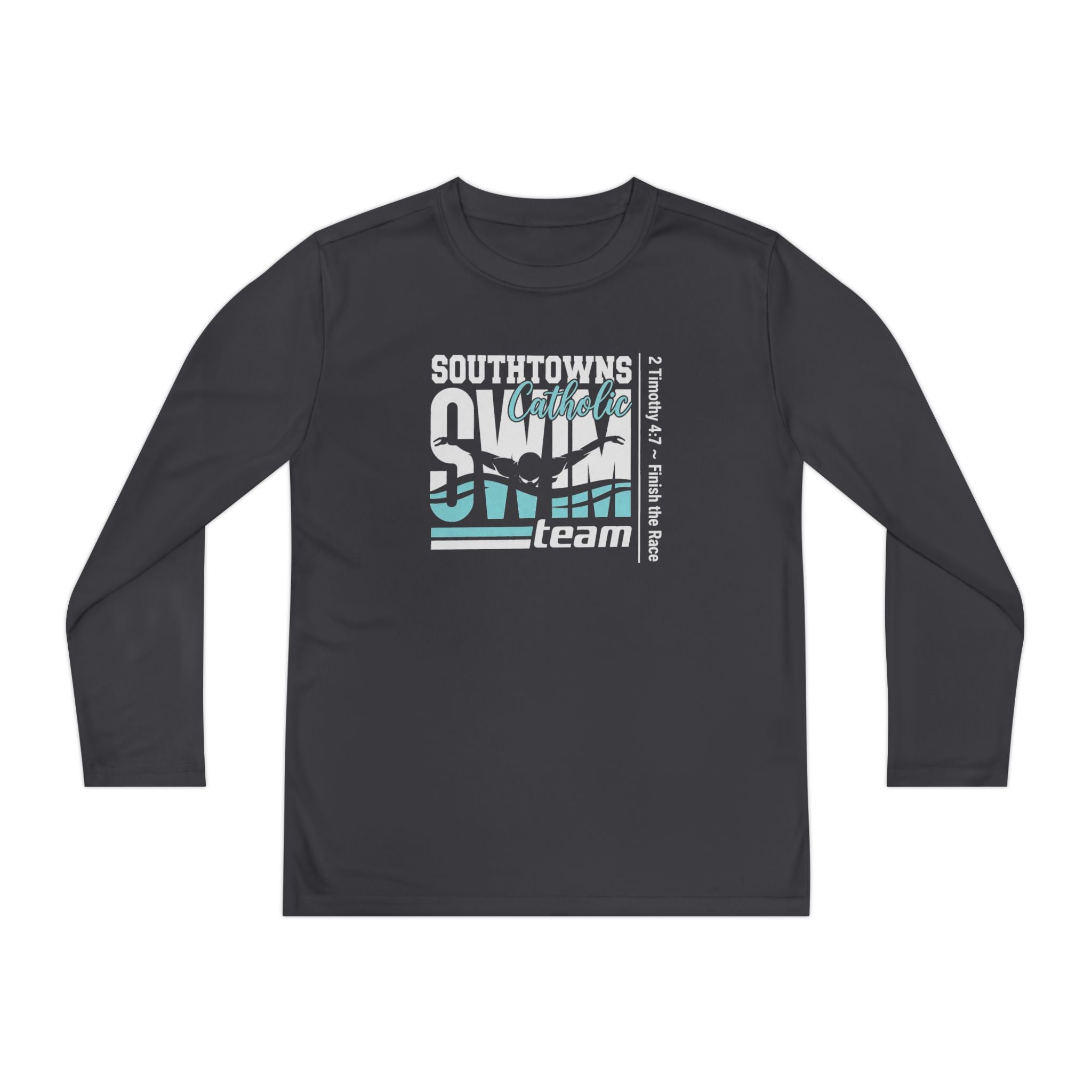 Southtown Catholic Swim Team Long Sleeve Tee (Youth)