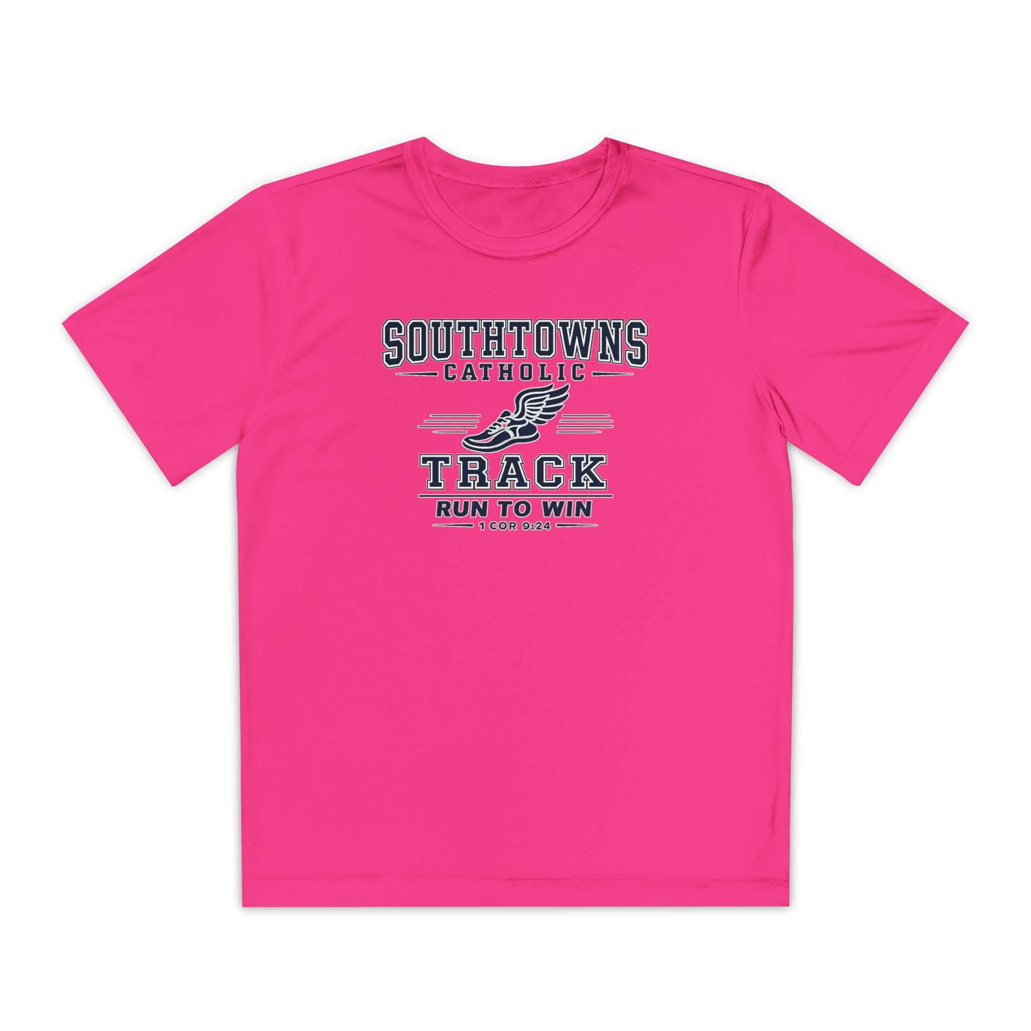 SCS Track "Run to Win" Performance Tee (Kids)