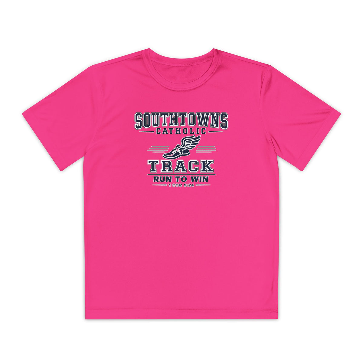 SCS Track "Run to Win" Performance Tee (Kids)