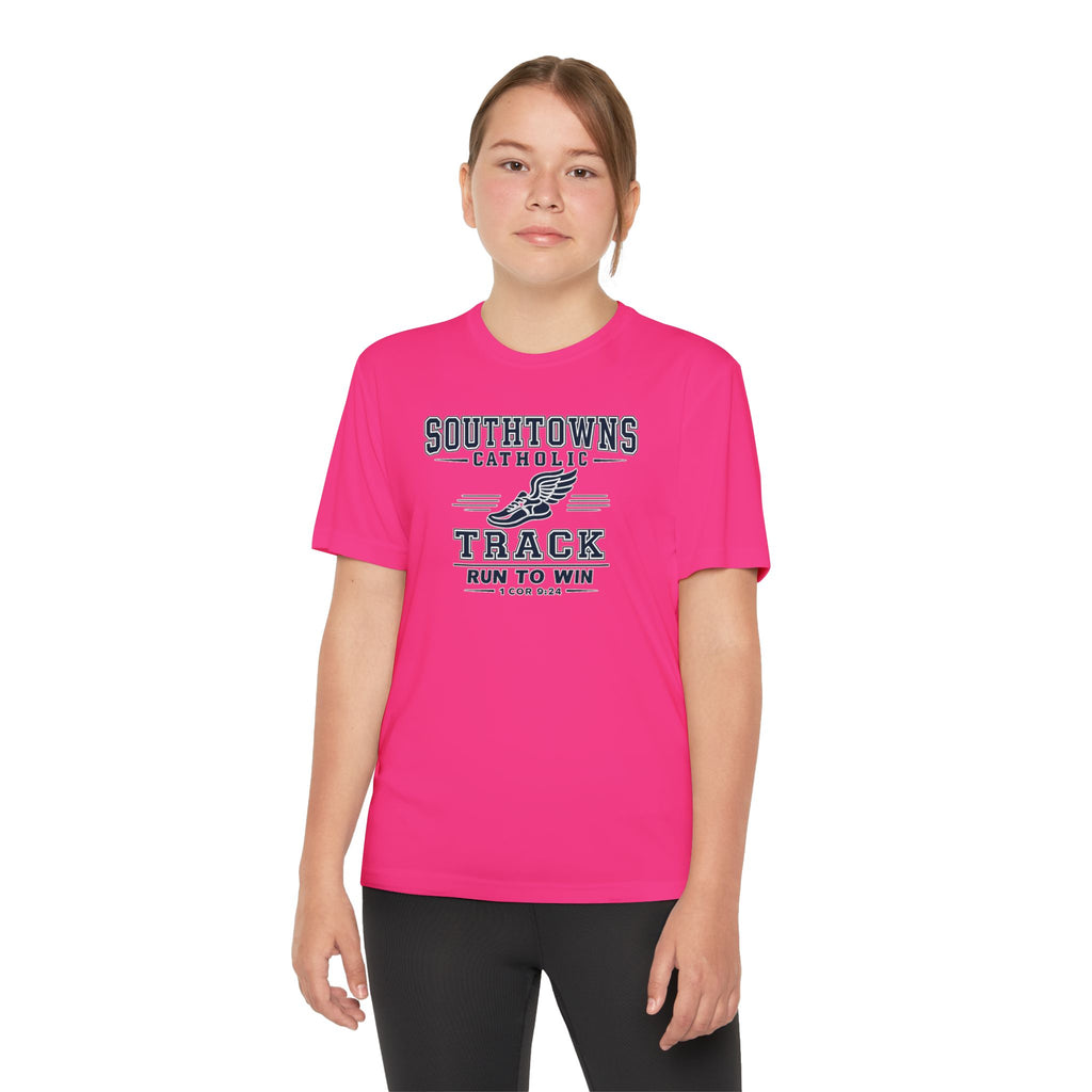 SCS Track "Run to Win" Performance Tee (Kids)