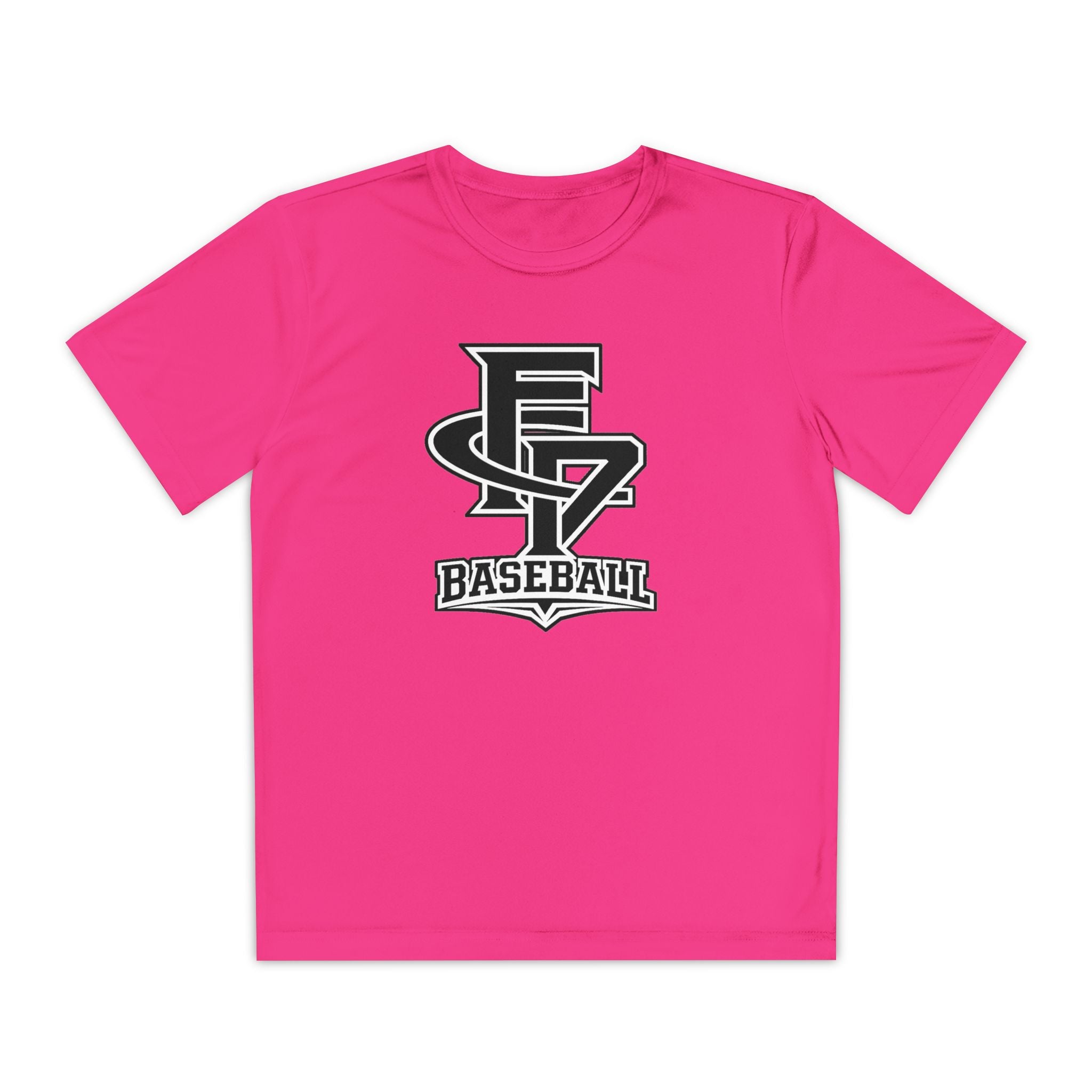 FCP Youth Baseball Dri-Fit Tee: Black Logo Alt