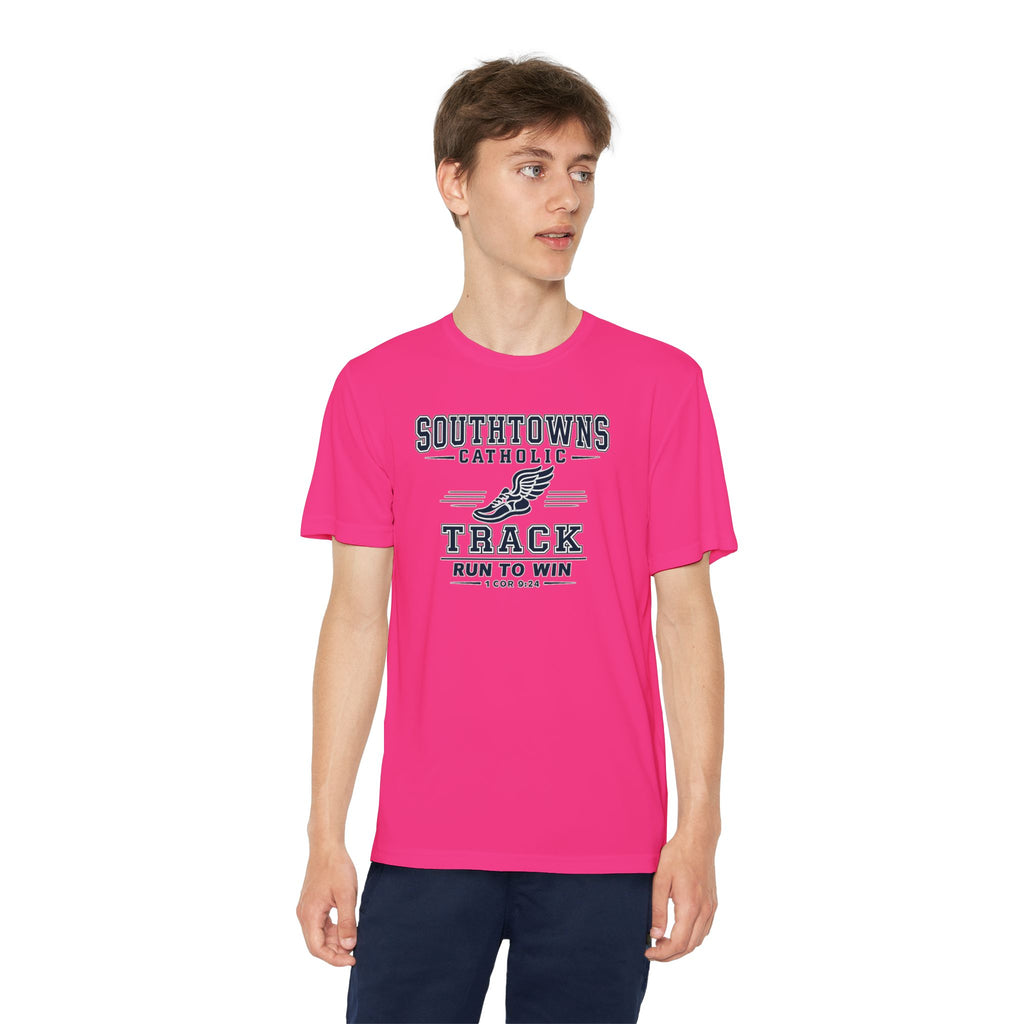 SCS Track "Run to Win" Performance Tee (Kids)