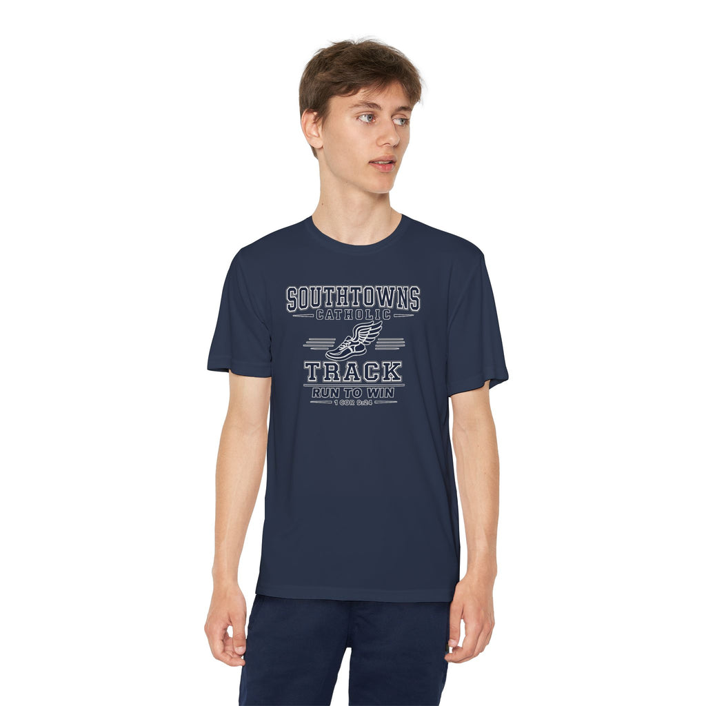 SCS Track "Run to Win" Performance Tee (Kids)