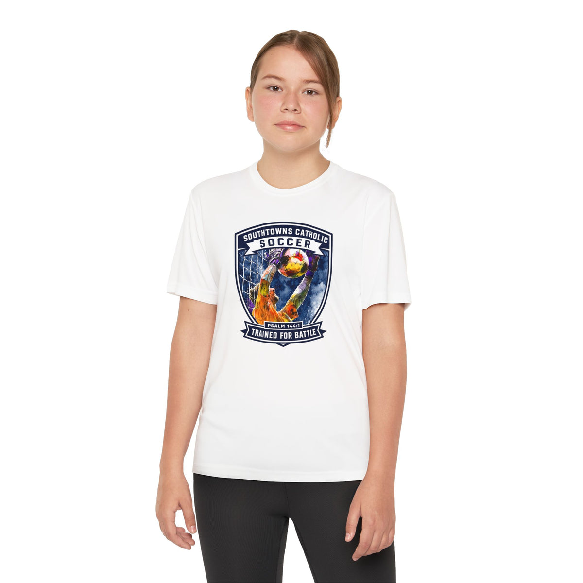 SCS Soccer 'Trained for Battle' T-Shirt (Kids)