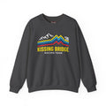 Kissing Bridge Racing Team | Retro Mountain Stripe '26 — Adult Sweatshirt