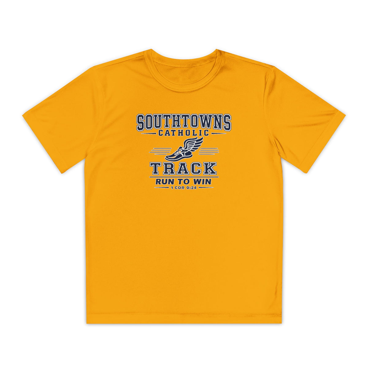 SCS Track "Run to Win" Performance Tee (Kids)